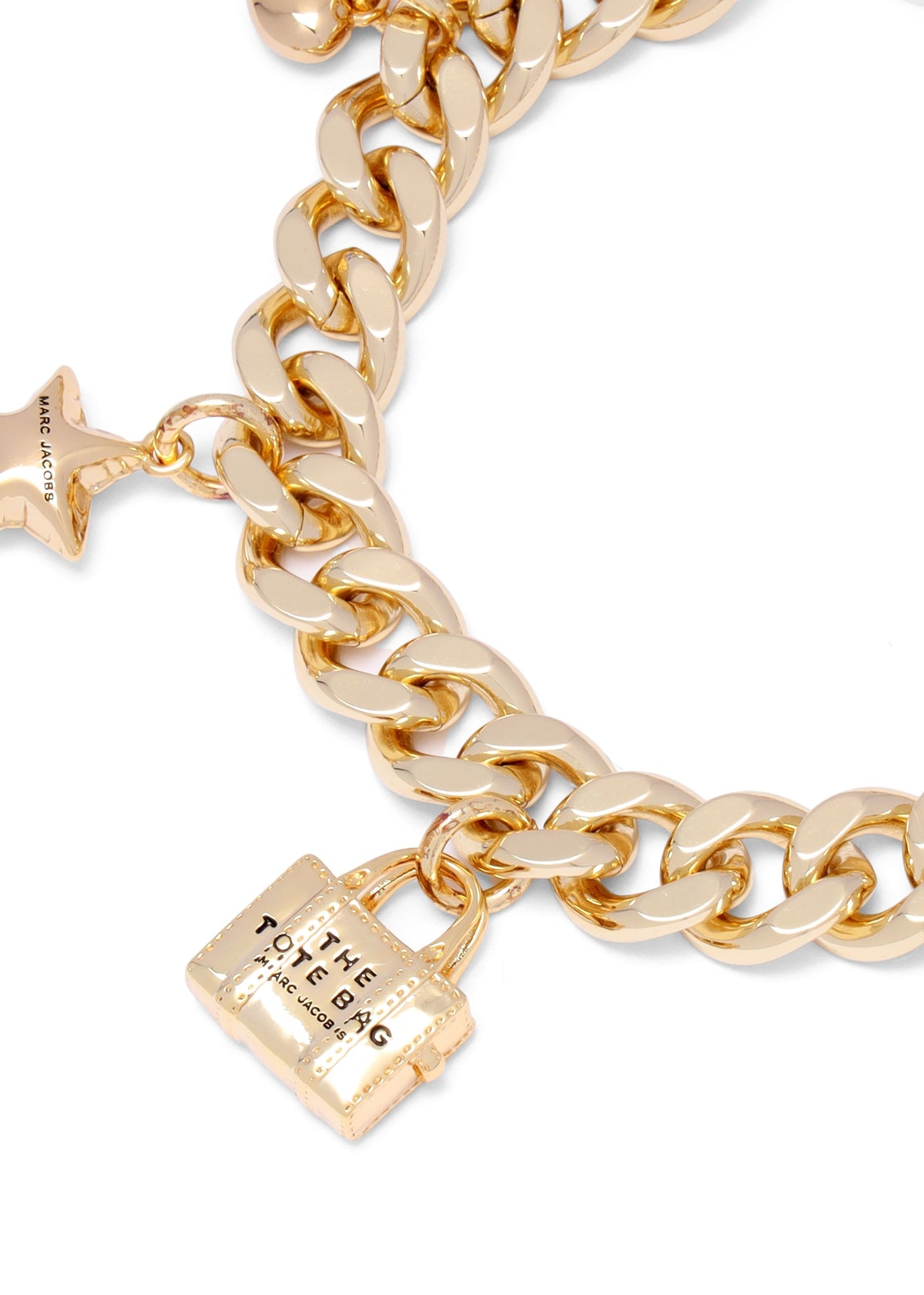 The Mini Icon Light Antique Gold Charm Bracelet