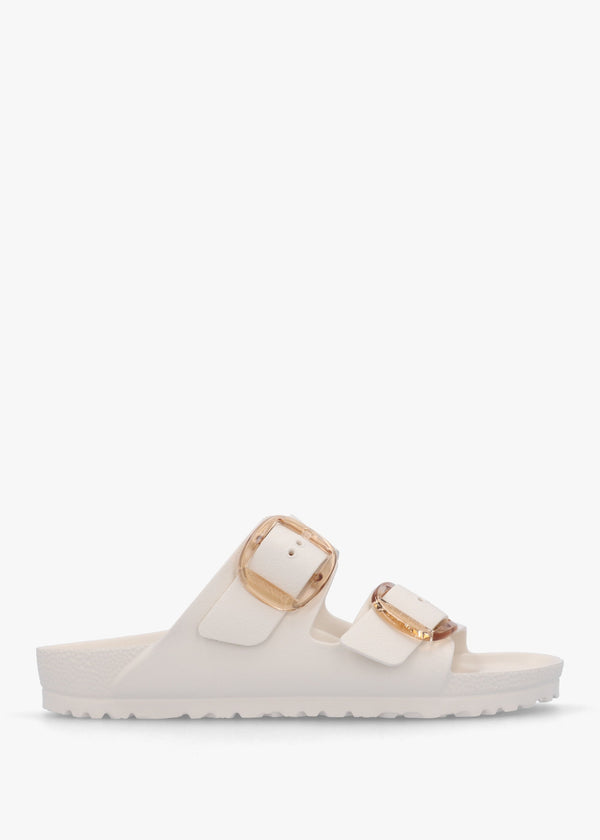 Arizona Big Buckle EVA Eggshell Two Bar Mules