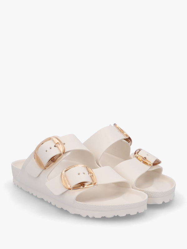 Arizona Big Buckle EVA Eggshell Two Bar Mules