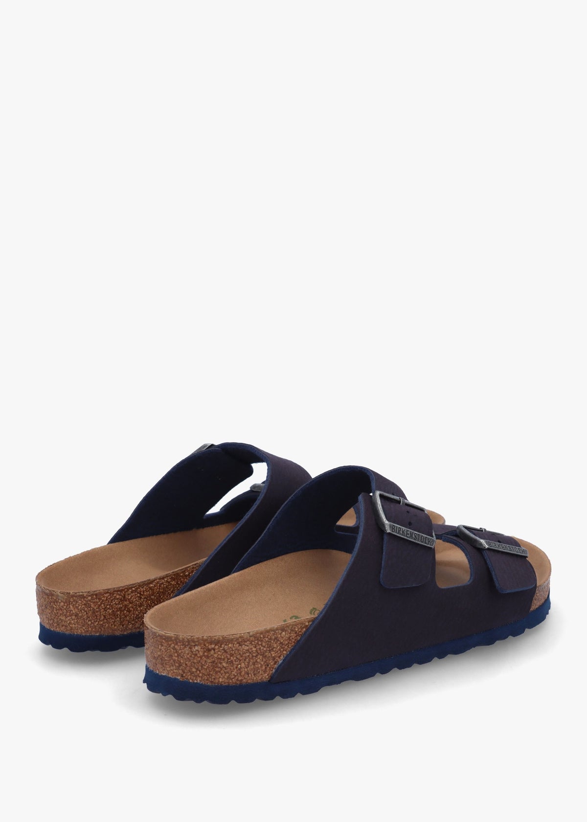 Men's Vegan Arizona Desert Dust Indigo Blue Birko-Flor Two Bar Mules