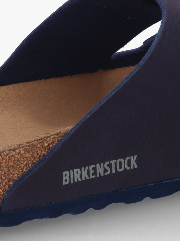 Men's Vegan Arizona Desert Dust Indigo Blue Birko-Flor Two Bar Mules