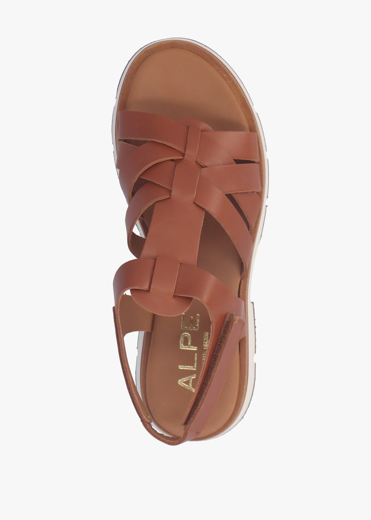 Angola Tan Leather Chunky Gladiator Sandals