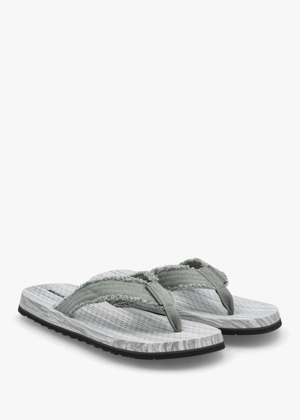 Men’s Tantric Fritz Grey Toe Post Flip Flops