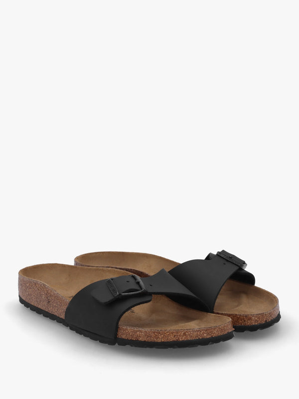 Madrid Black Birko-Flor Mules