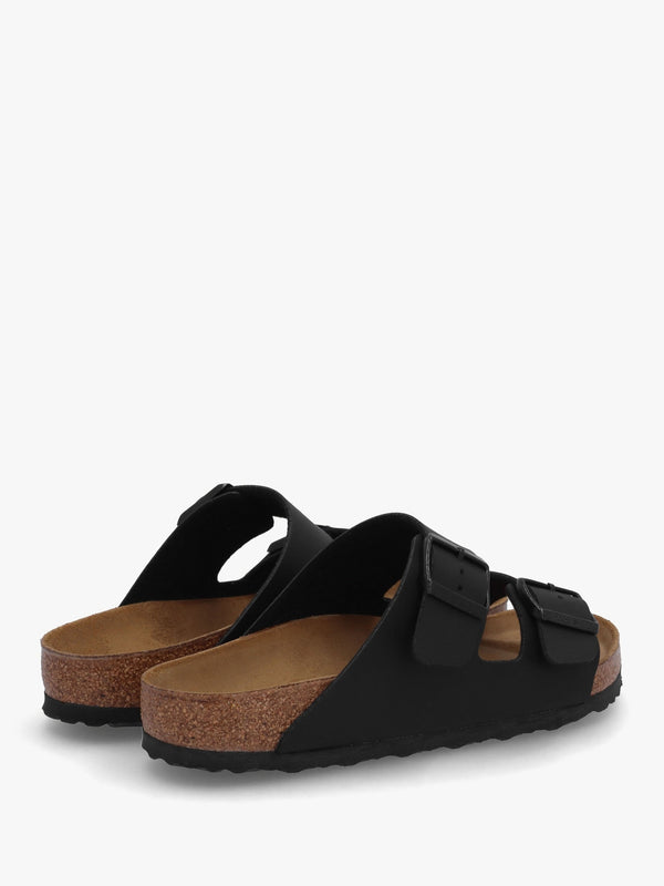 Men's Arizona Birko-Flor Black Two Bar Mules