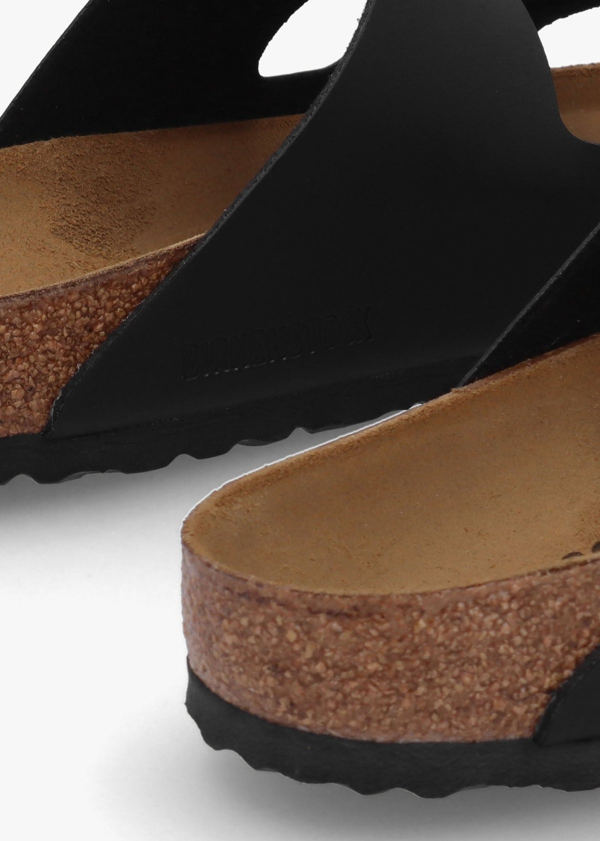 Men's Arizona Birko-Flor Black Two Bar Mules