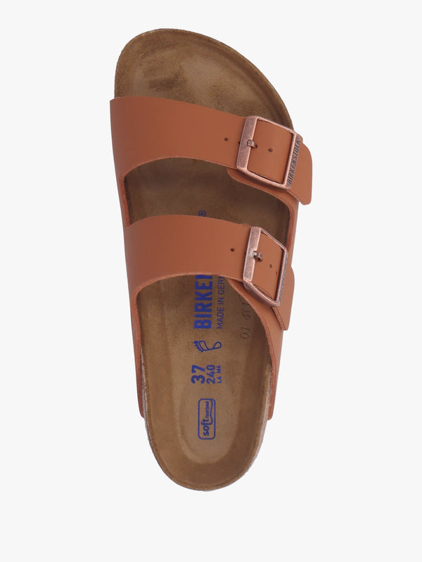 Arizona Birko-Flor Soft Footbed Ginger Brown Two Bar Mules
