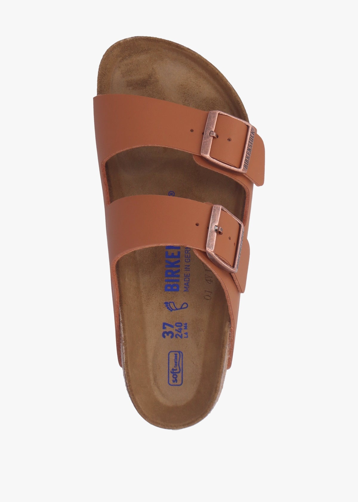 Arizona Birko-Flor Soft Footbed Ginger Brown Two Bar Mules