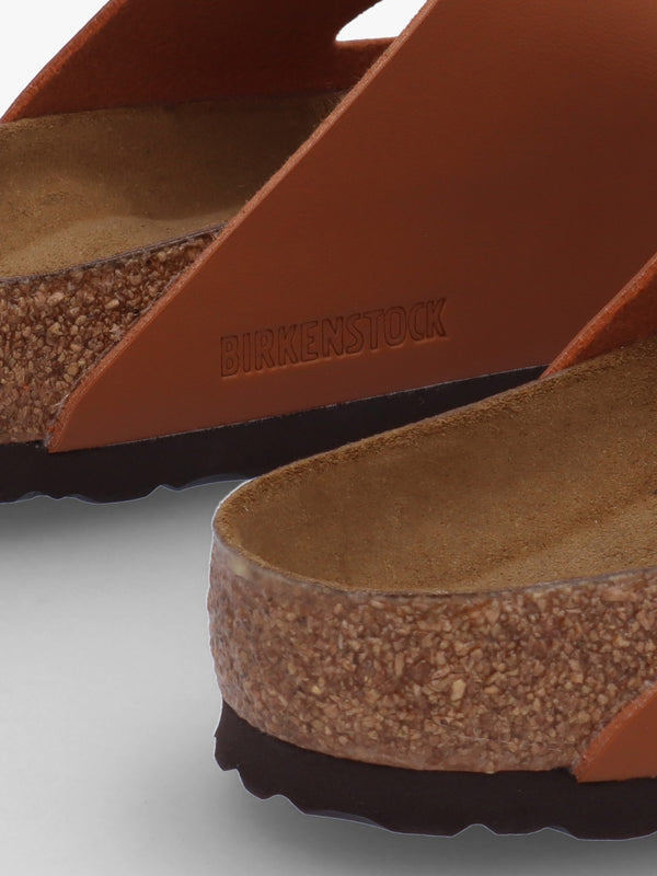 Arizona Birko-Flor Soft Footbed Ginger Brown Two Bar Mules