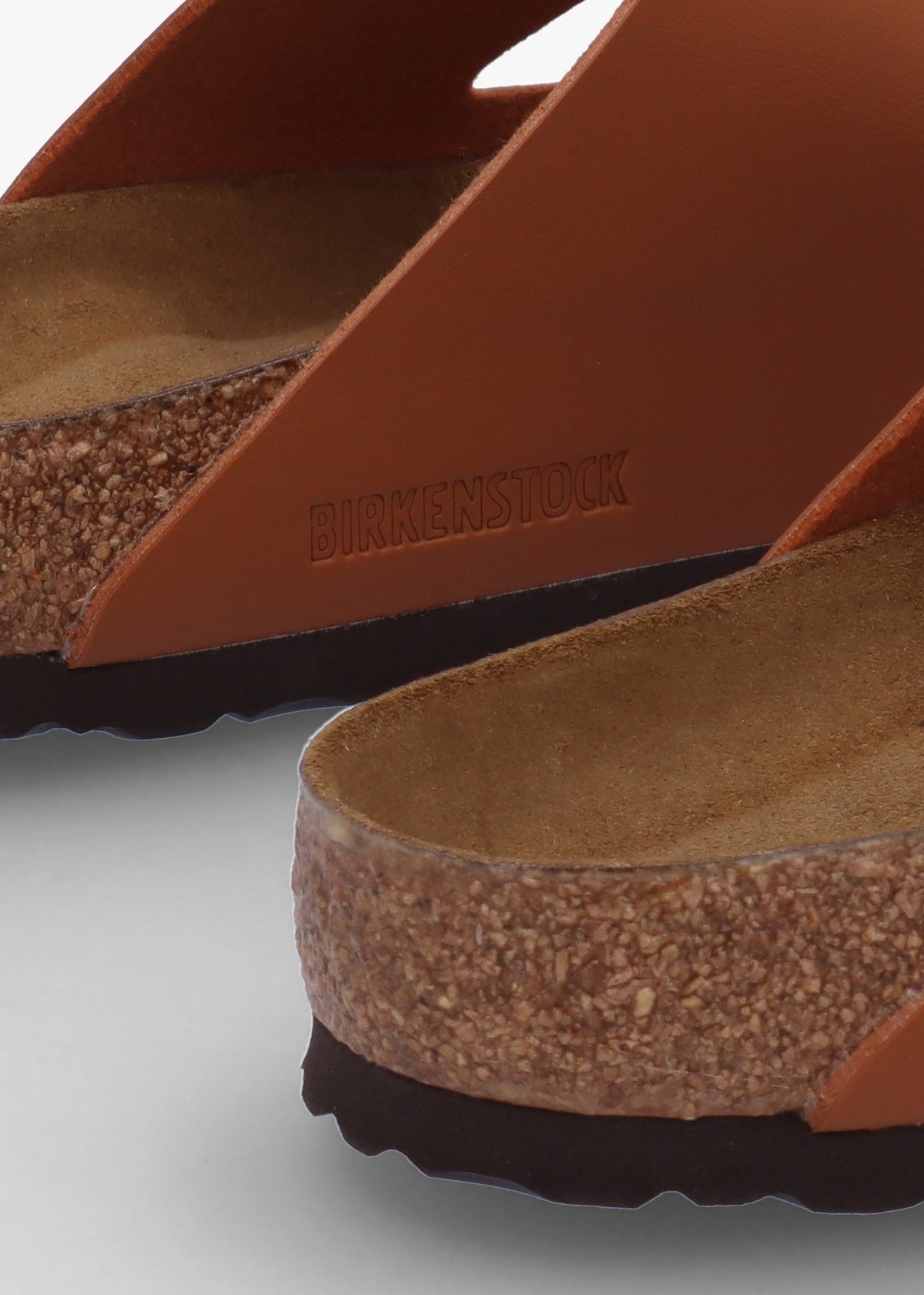 Arizona Birko-Flor Soft Footbed Ginger Brown Two Bar Mules
