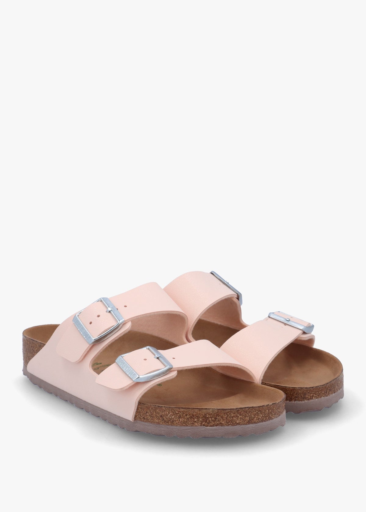 Arizona Vegan Light Rose Birko-Flor Two Bar Mules