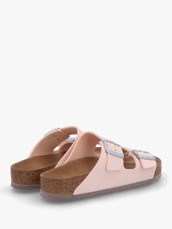 Arizona Vegan Light Rose Birko-Flor Two Bar Mules