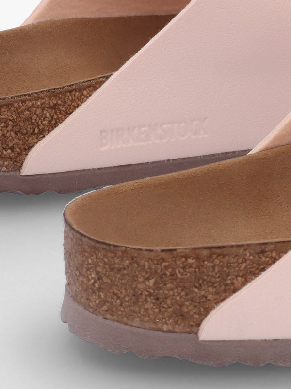 Arizona Vegan Light Rose Birko-Flor Two Bar Mules