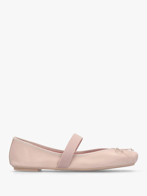 Kristen Pink Leather Ballet Pumps