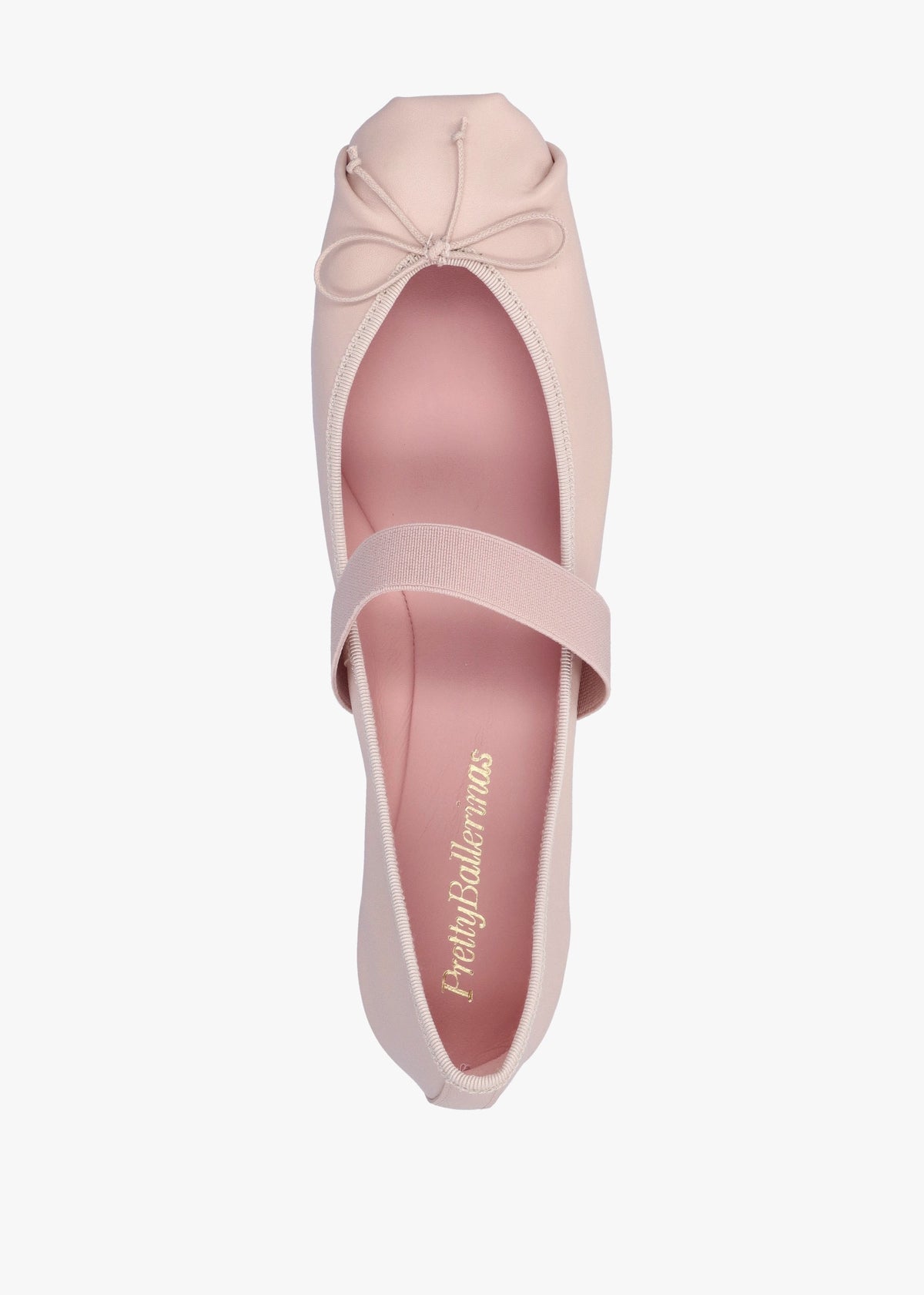 Kristen Pink Leather Ballet Pumps