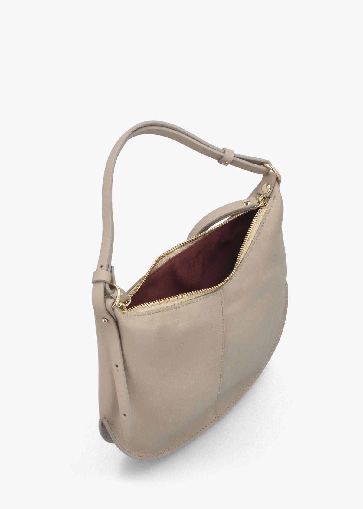 Granite Leather Shoulder Bag