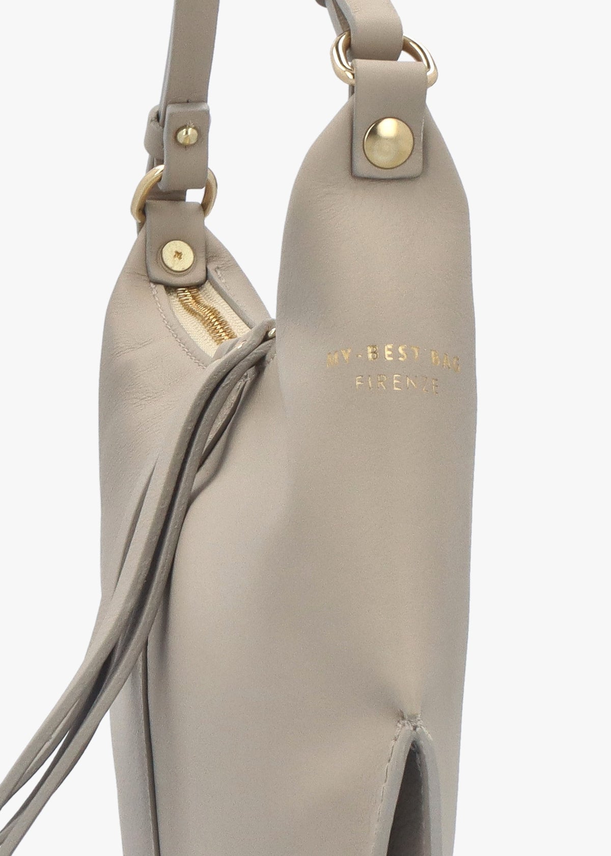 Granite Leather Shoulder Bag