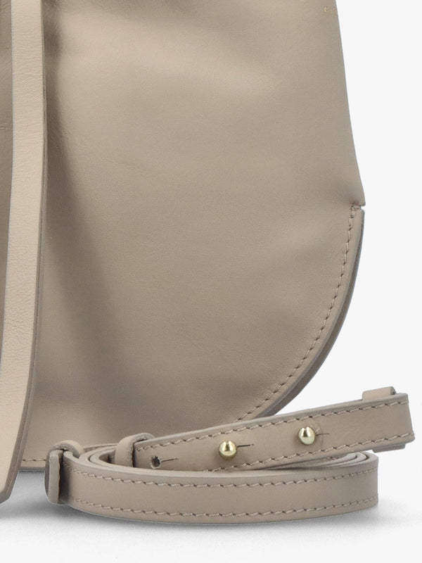 Granite Leather Shoulder Bag