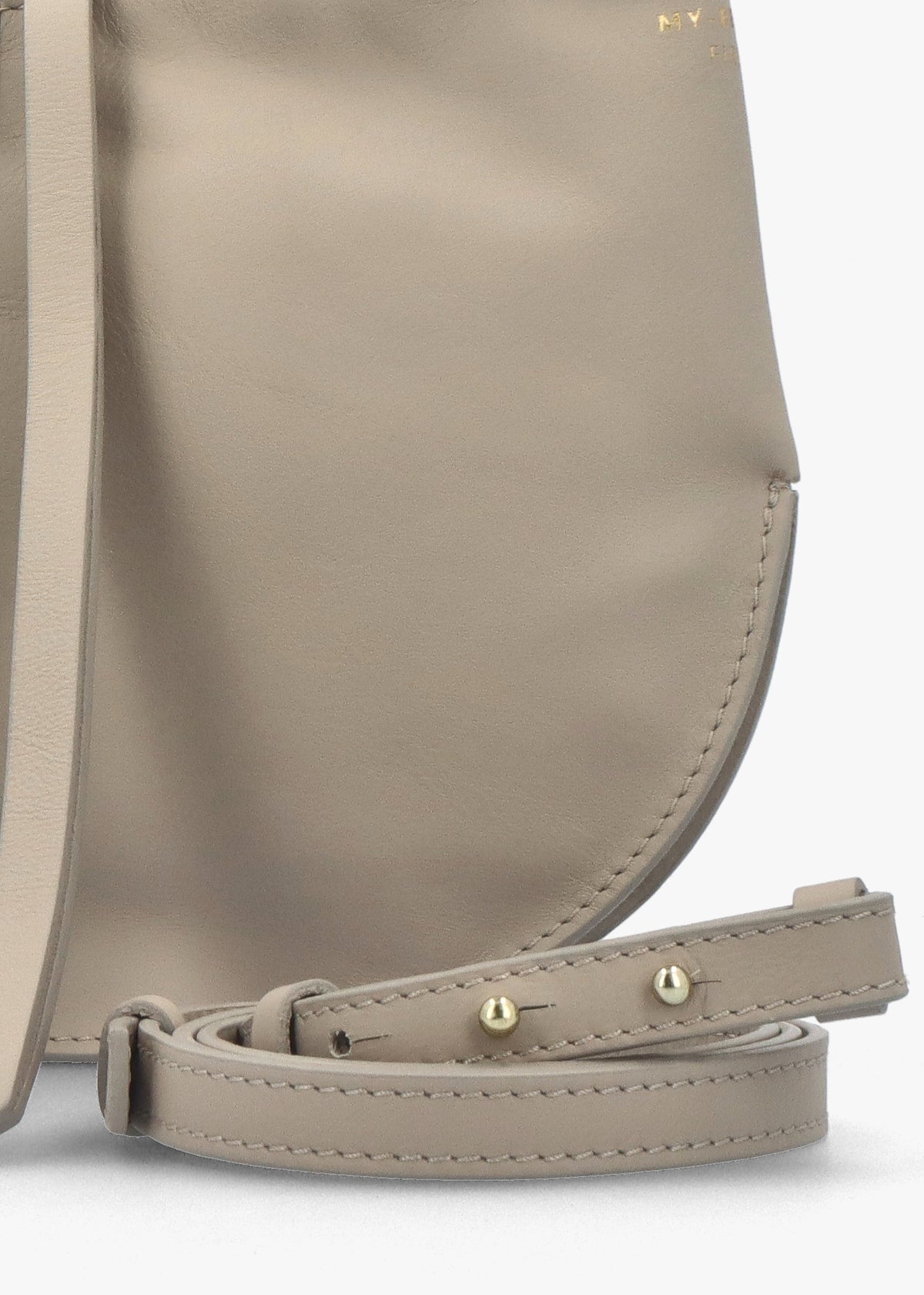 Granite Leather Shoulder Bag