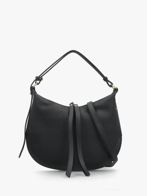 Black Leather Shoulder Bag