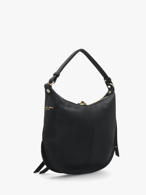 Black Leather Shoulder Bag
