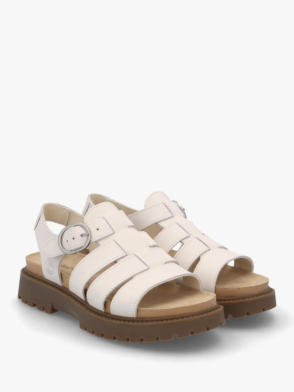 Clairemont Way Natural Nubuck Leather Fisherman Sandals