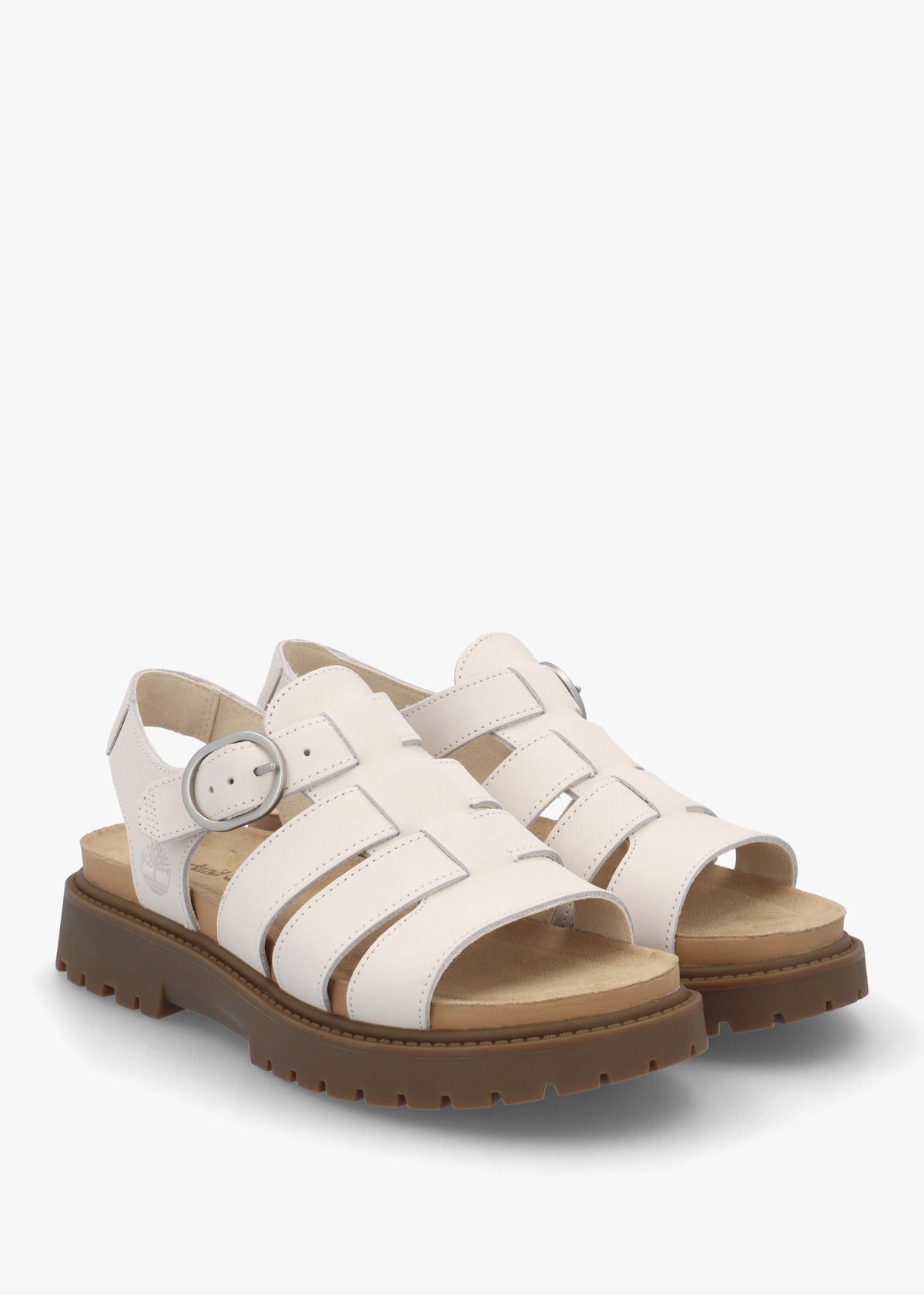 Clairemont Way Natural Nubuck Leather Fisherman Sandals