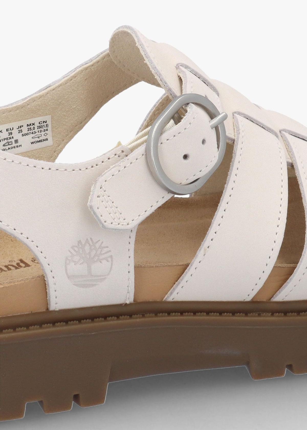 Clairemont Way Natural Nubuck Leather Fisherman Sandals