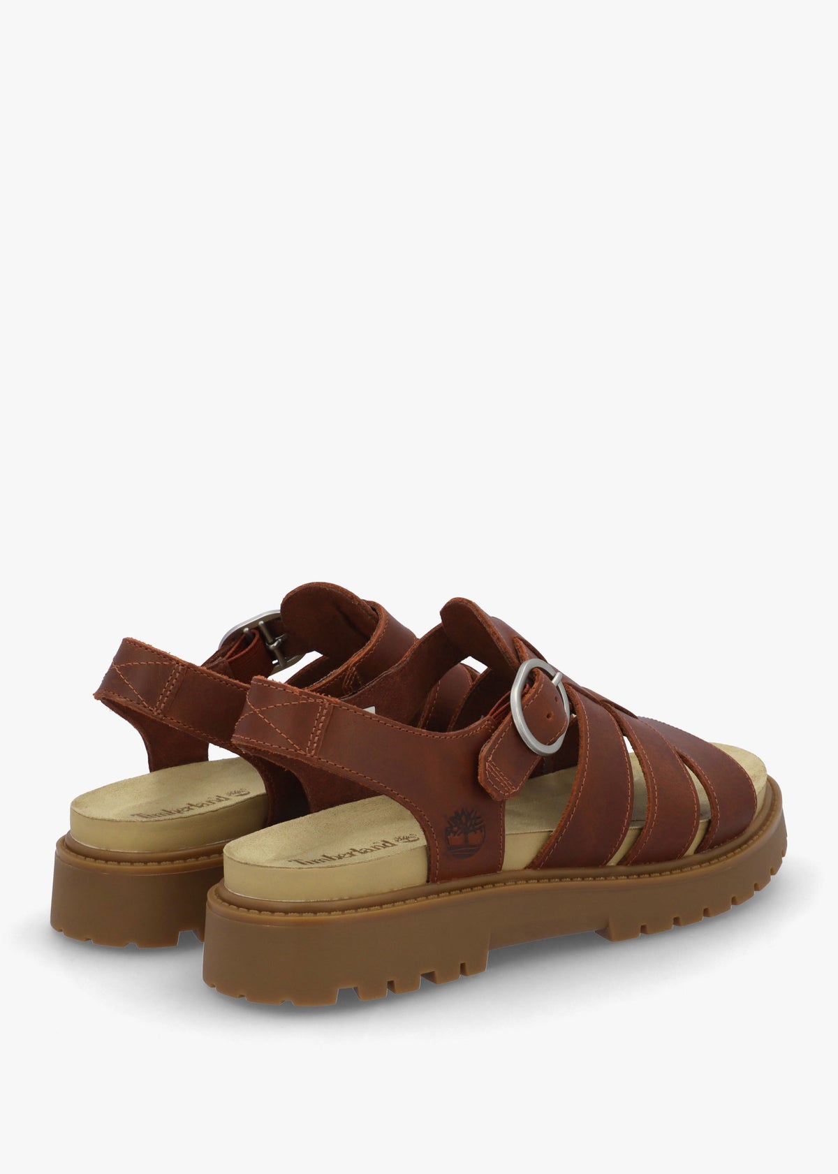 Clairemont Way Dark Red Leather Fisherman Sandals