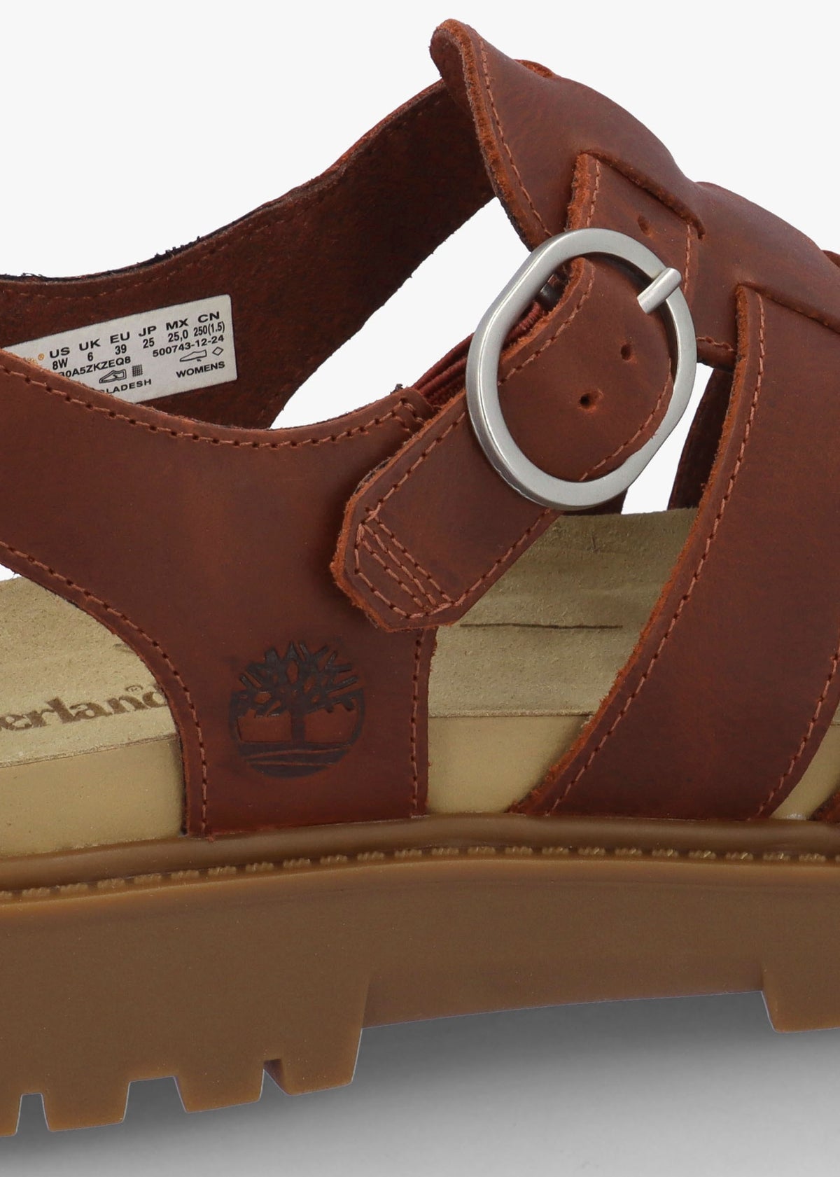 Clairemont Way Dark Red Leather Fisherman Sandals