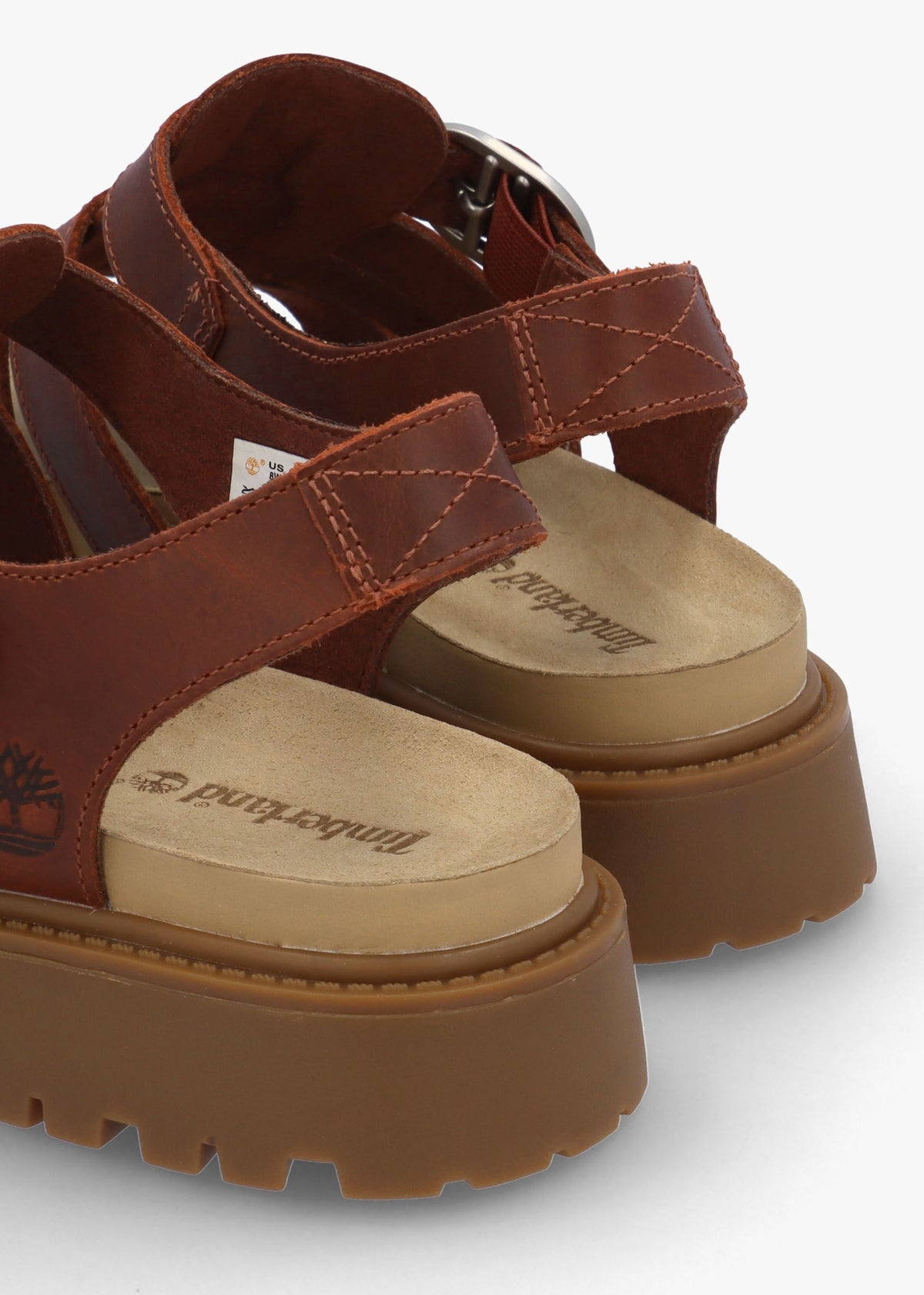 Clairemont Way Dark Red Leather Fisherman Sandals