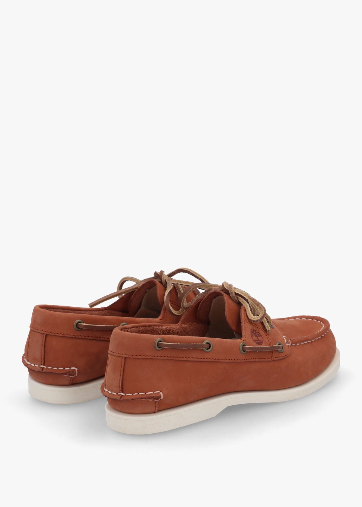 Women’s Classic Rust Nubuck Leather Boat Shoes