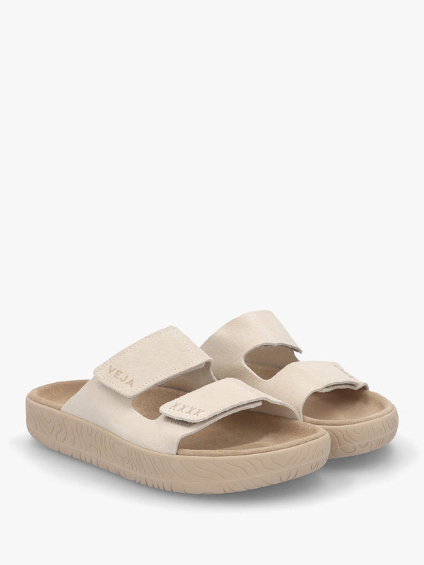 Etna Pierre Almond Suede Sandals