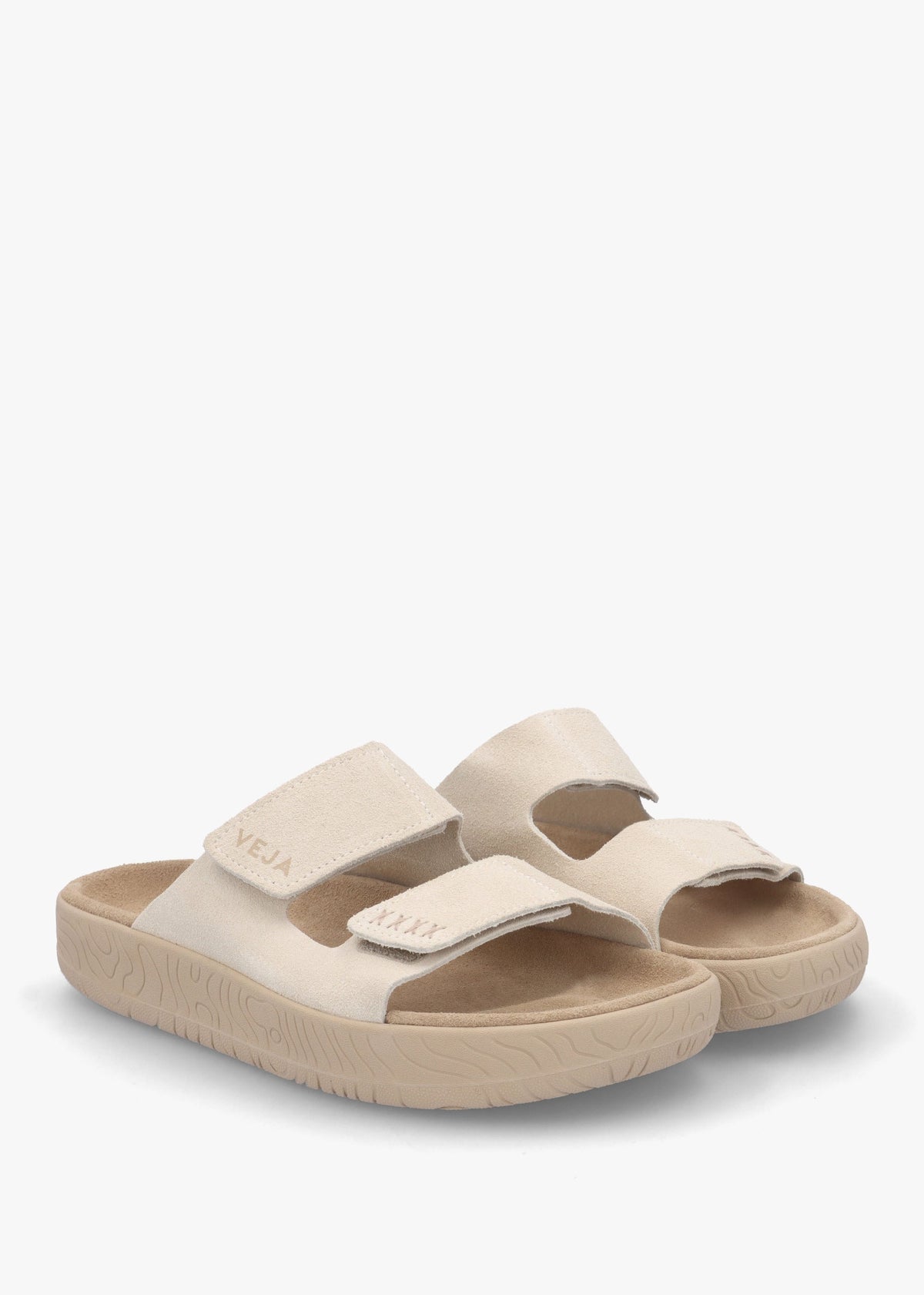 Etna Pierre Almond Suede Sandals