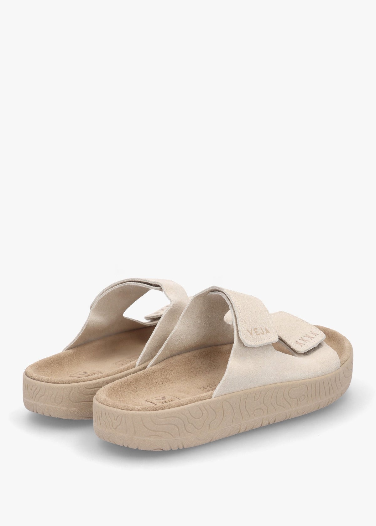 Etna Pierre Almond Suede Sandals