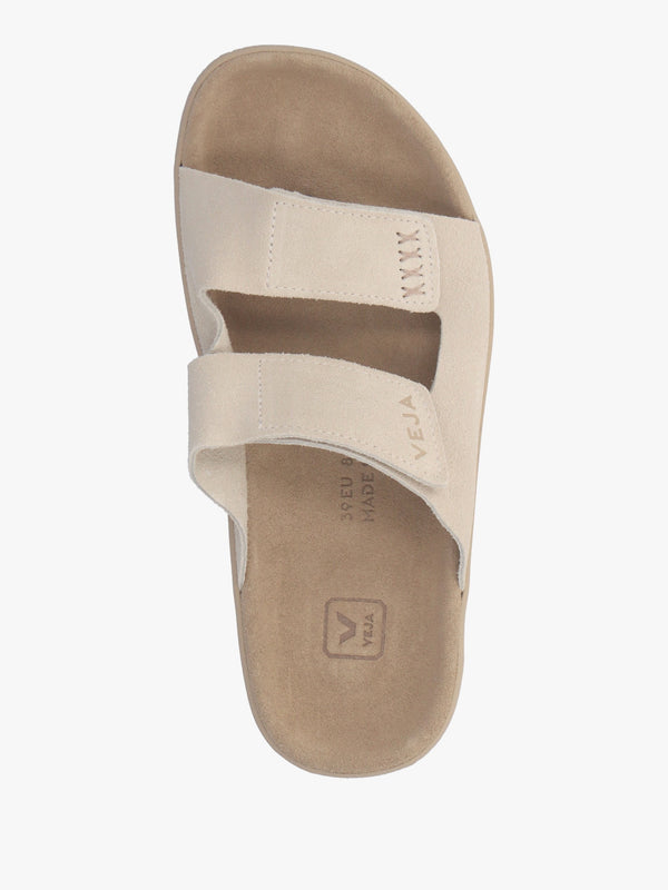 Etna Pierre Almond Suede Sandals