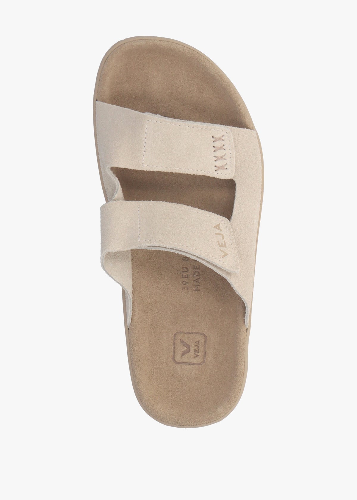 Etna Pierre Almond Suede Sandals