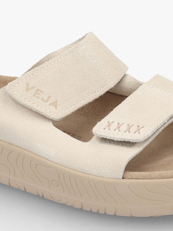 Etna Pierre Almond Suede Sandals