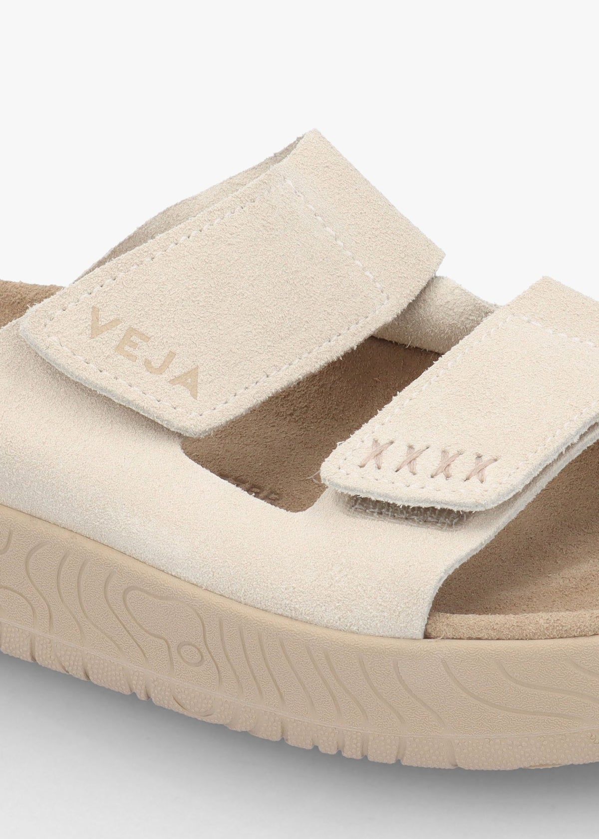Etna Pierre Almond Suede Sandals