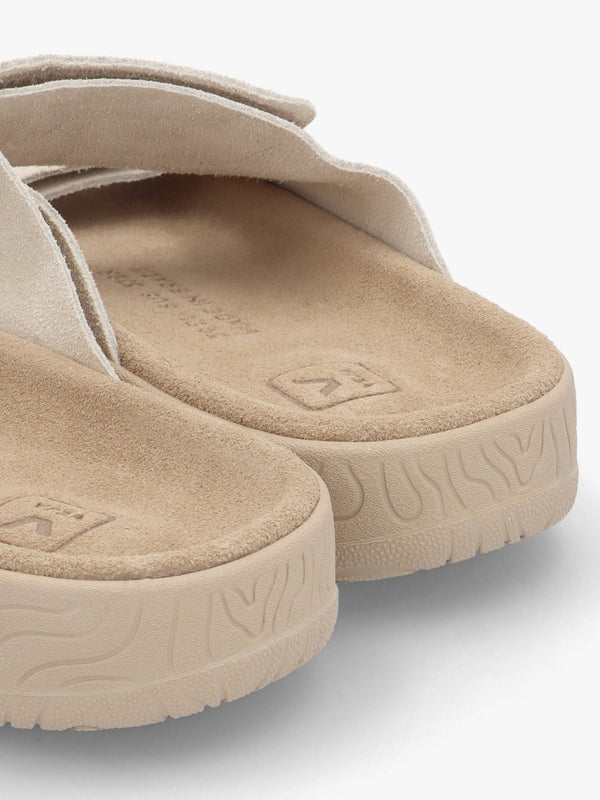 Etna Pierre Almond Suede Sandals