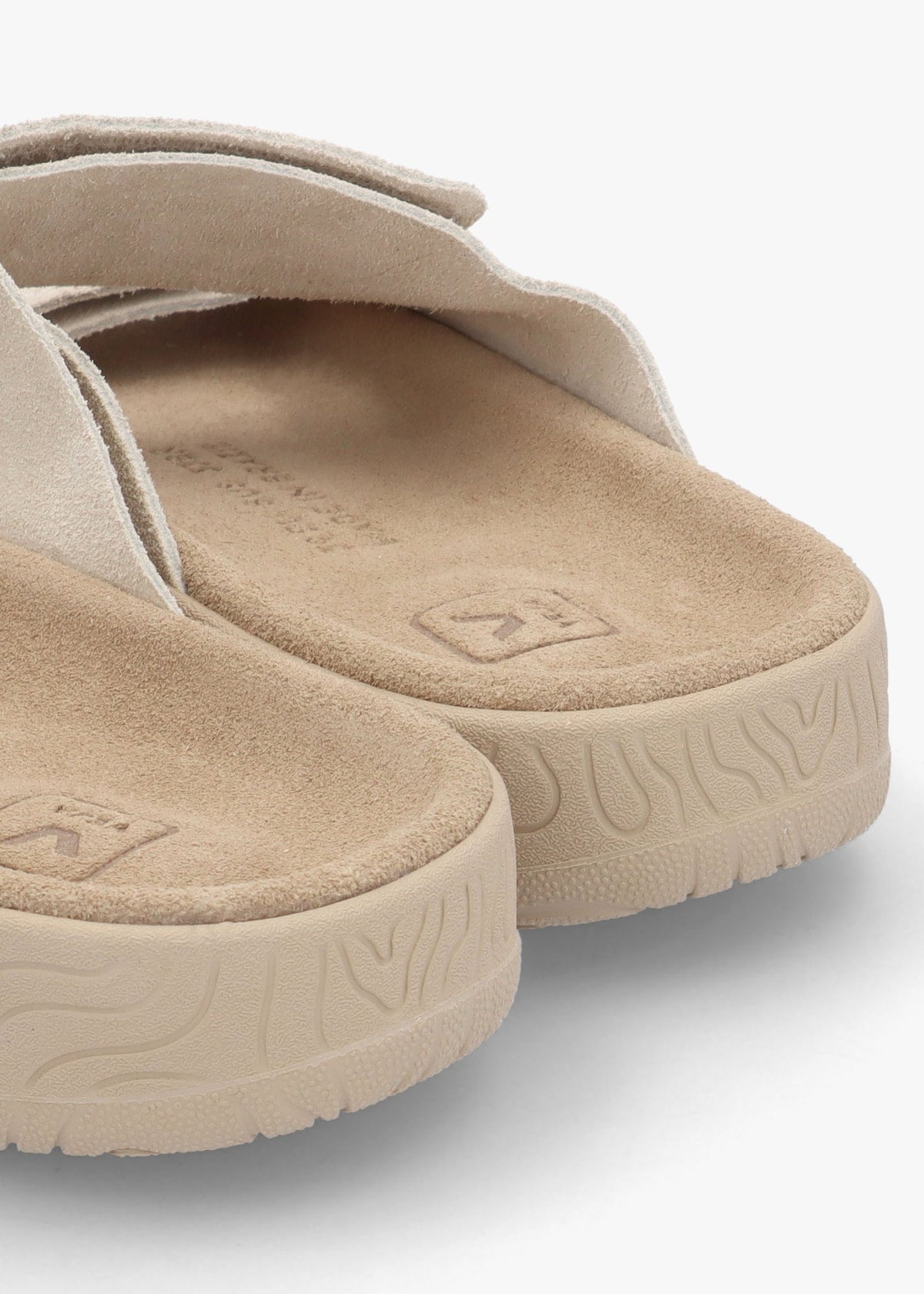Etna Pierre Almond Suede Sandals