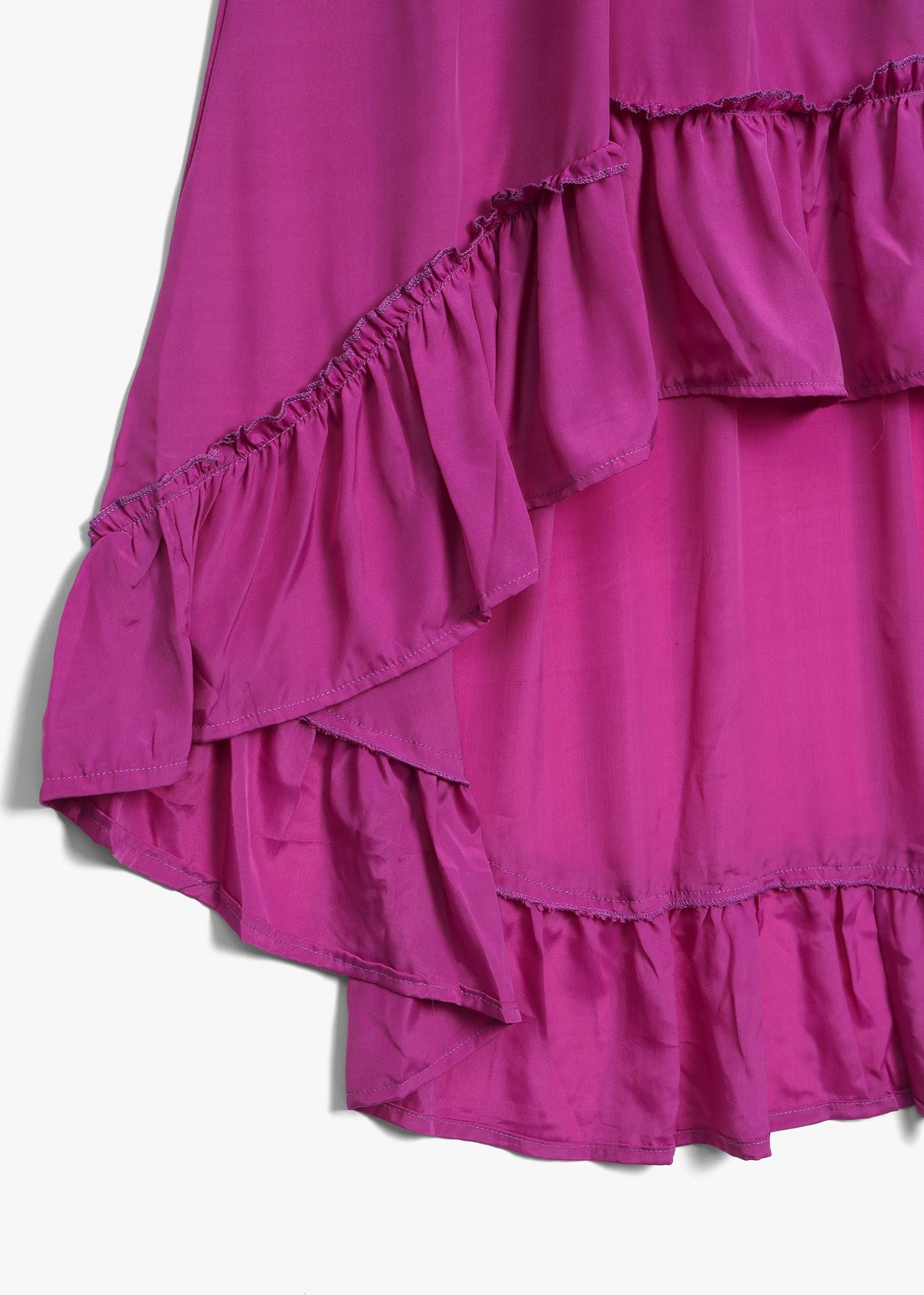 Purple Crepe Cut Out Maxi Dress