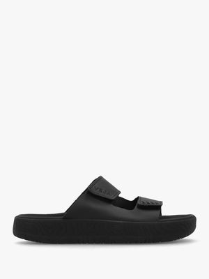 Etna Full Black Leather Sandals