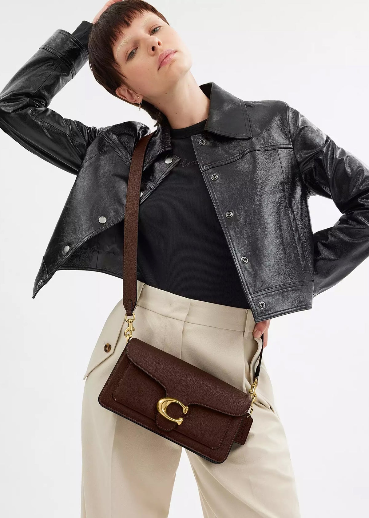 Tabby 26 Maple Leather Shoulder Bag
