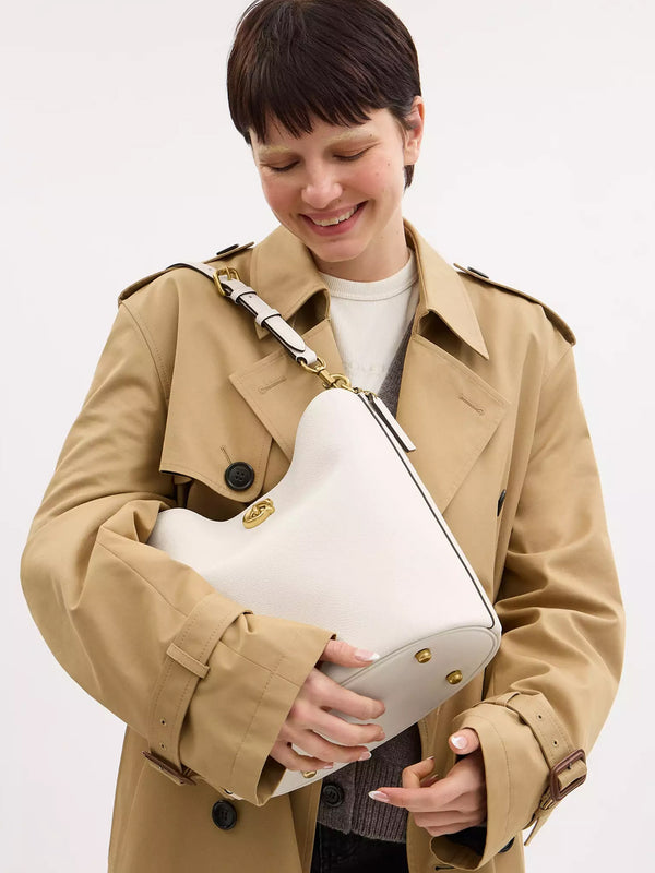 Willow Soft Chalk Bucket Bag