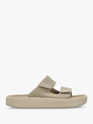 Etna Taupe Almond Suede Sandals
