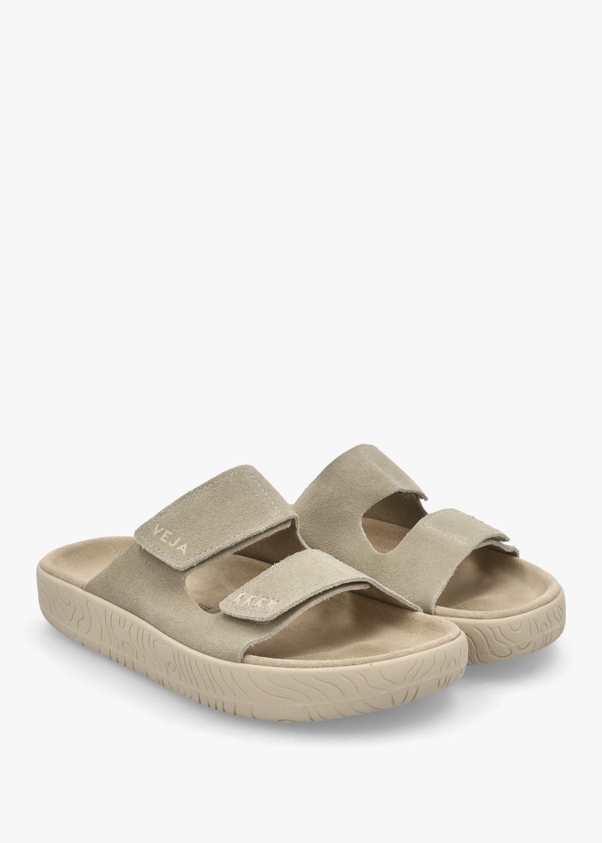 Etna Taupe Almond Suede Sandals