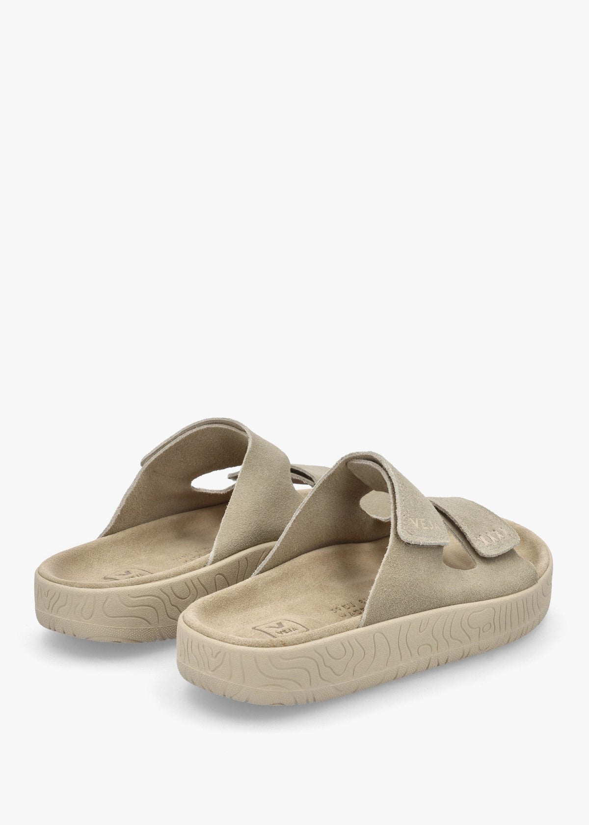 Etna Taupe Almond Suede Sandals