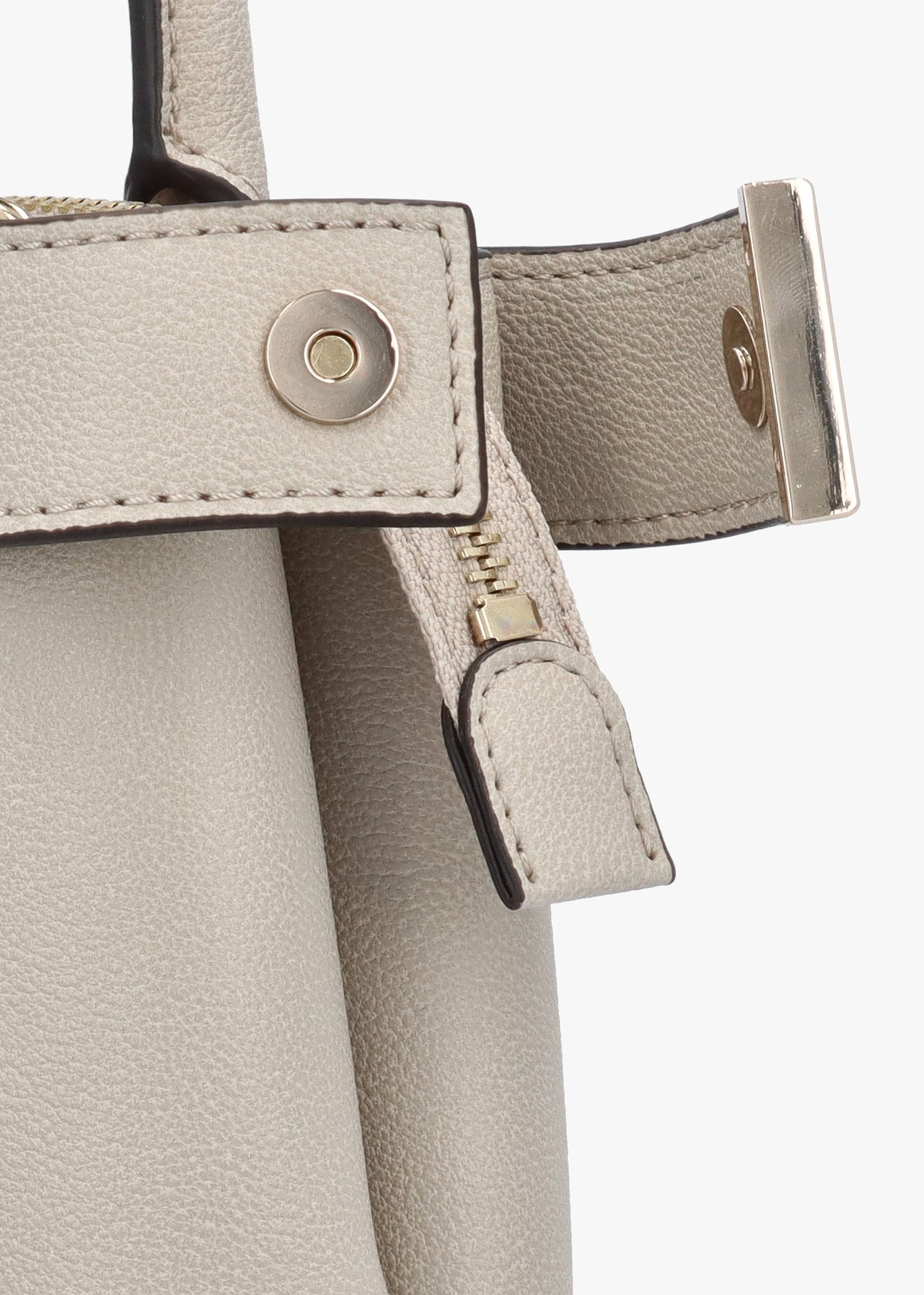 Anadela Mini Taupe Satchel Bag