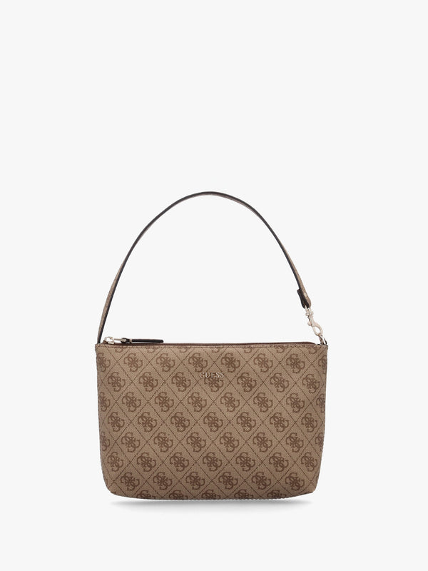 Large Power Play II Latte Logo Tech Tote Bag